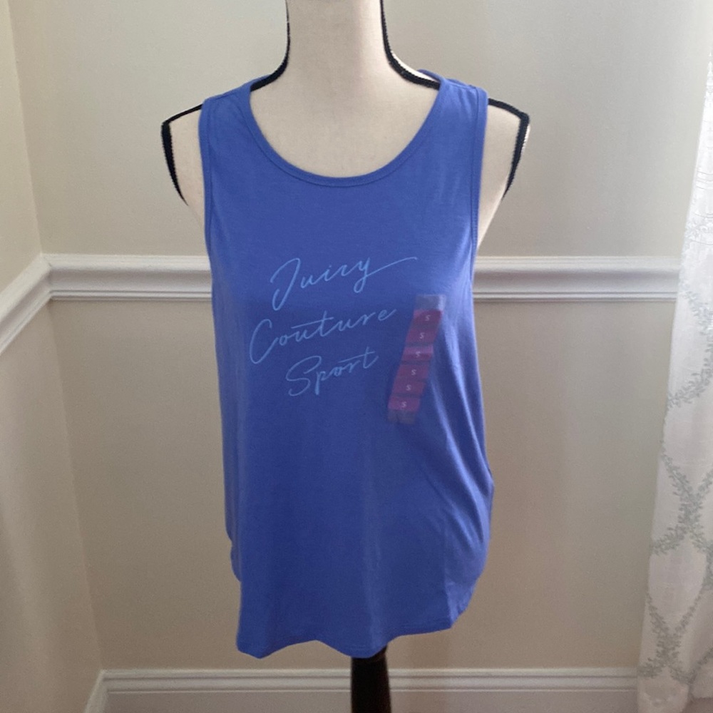 Juicy Couture Sport Relaxed Fit Keyhole Twist Tank Size Small. NWT